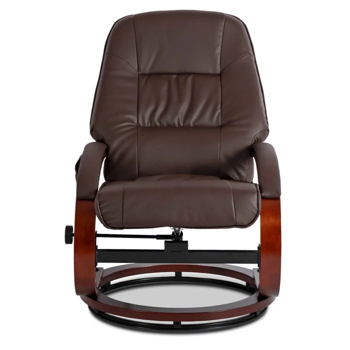 Elite CANO Massage Chair with Footrest Beige/Brown/Black