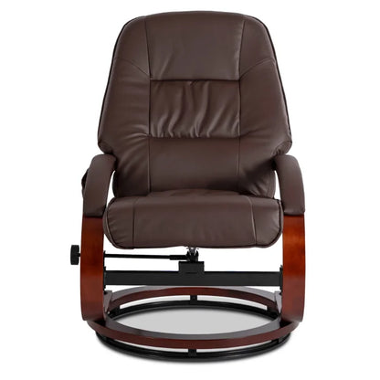 Elite CANO Massage Chair with Footrest Beige/Brown/Black