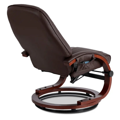 Elite CANO Massage Chair with Footrest Beige/Brown/Black