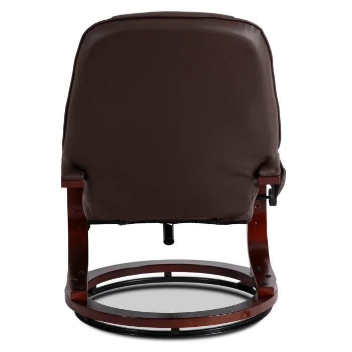 Elite CANO Massage Chair with Footrest Beige/Brown/Black