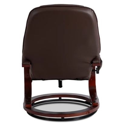 Elite CANO Massage Chair with Footrest Beige/Brown/Black