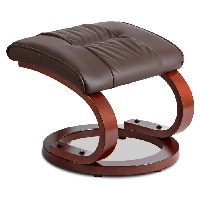 Elite CANO Massage Chair with Footrest Beige/Brown/Black