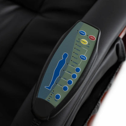 Elite CANO Massage Chair with Footrest Beige/Brown/Black