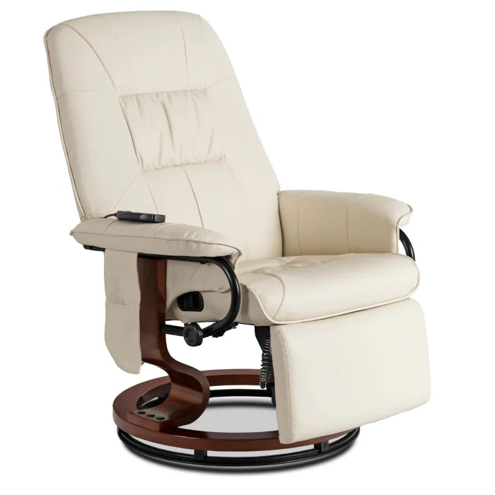 WEST Modern Massage Lounge Chair with Matching Footrest