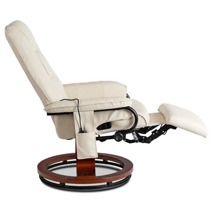 WEST Modern Massage Lounge Chair with Matching Footrest