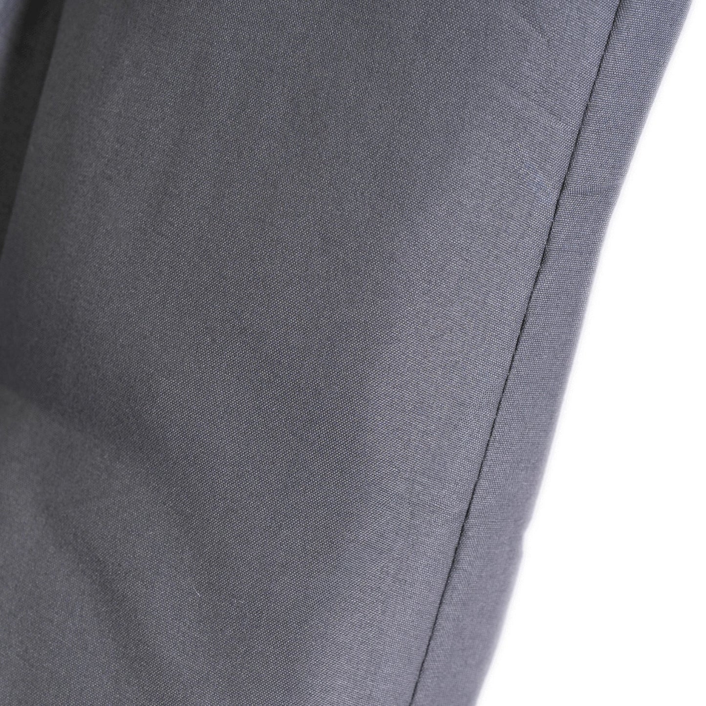 Elite EDISON Garden Recliner Grey - Adjustable Lounger with Footrest