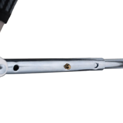 Elite EDISON Garden Recliner Grey - Adjustable Lounger with Footrest