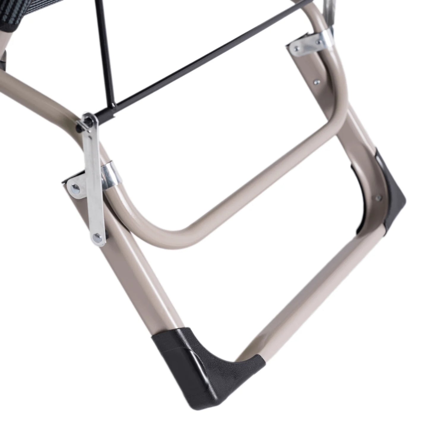 Elite EDISON Garden Recliner Grey - Adjustable Lounger with Footrest