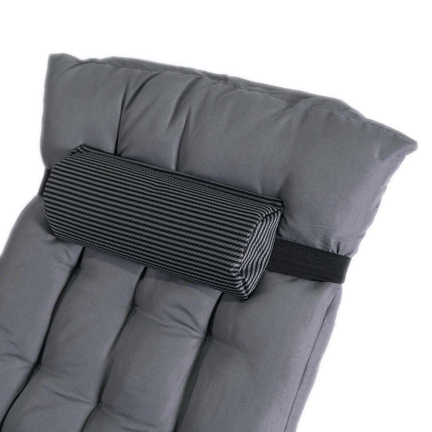 Elite EDISON Garden Recliner Grey - Adjustable Lounger with Footrest