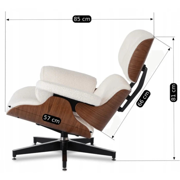 Elite PALERINO White Boucle