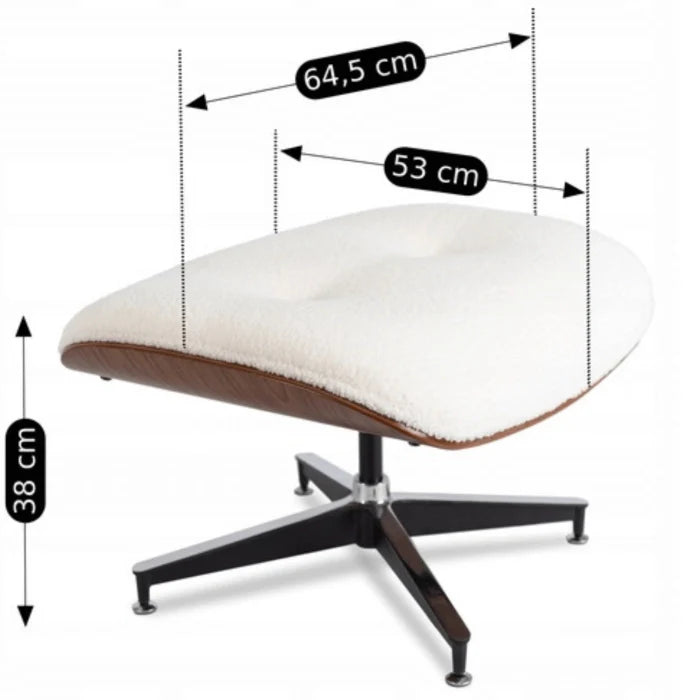 Elite PALERINO White Boucle