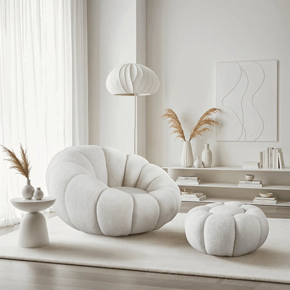 Elite PETTIT Cream Armchair Set