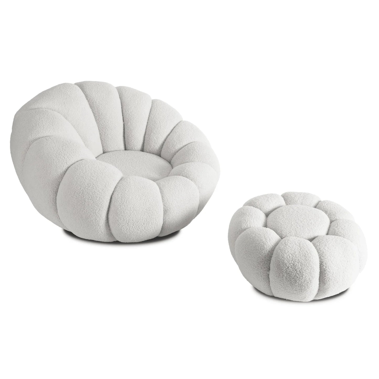 Elite PETTIT Cream Armchair Set