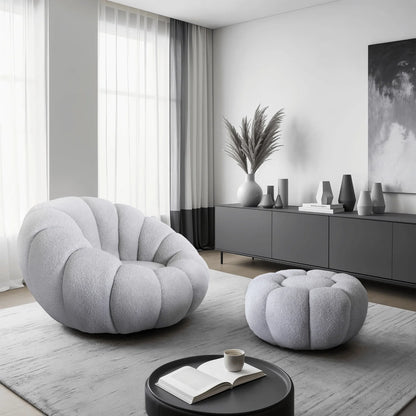 Elite PETTIT Gray Armchair Set