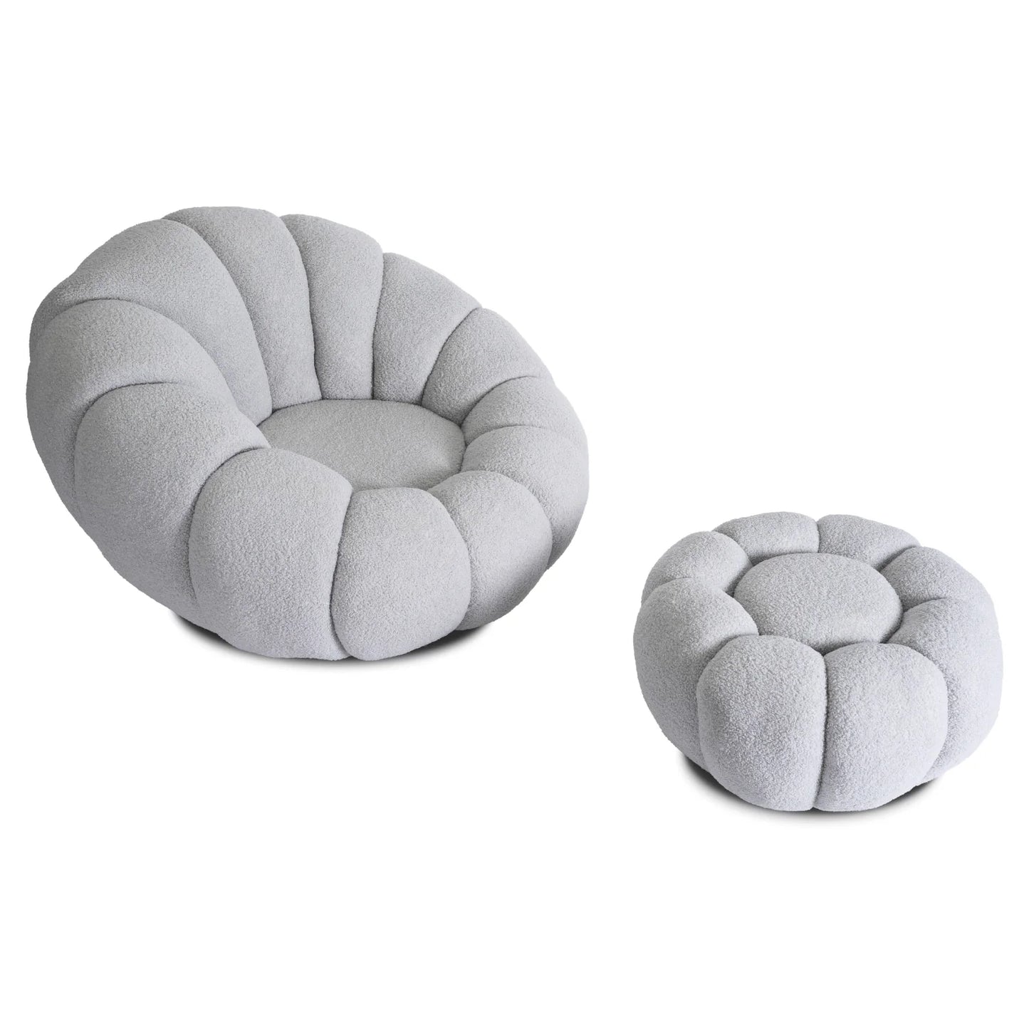 Elite PETTIT Gray Armchair Set