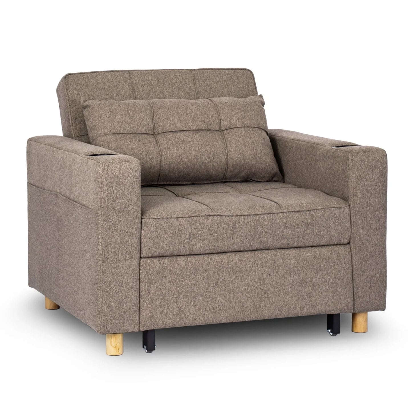 Elite SOLOR Beige Armchair Bed