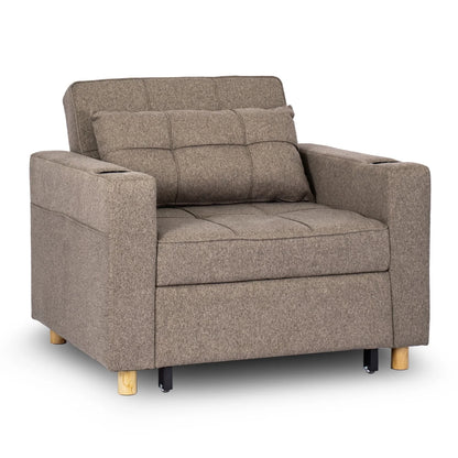 Elite SOLOR Beige Armchair Bed
