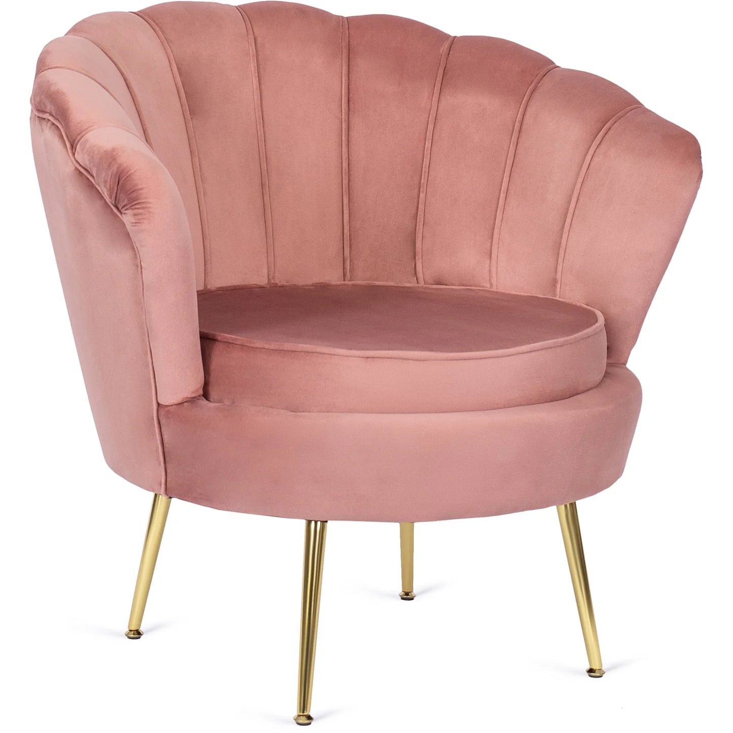 Elite ANGEL Pink Velvet Armchair