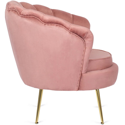Elite ANGEL Pink Velvet Armchair
