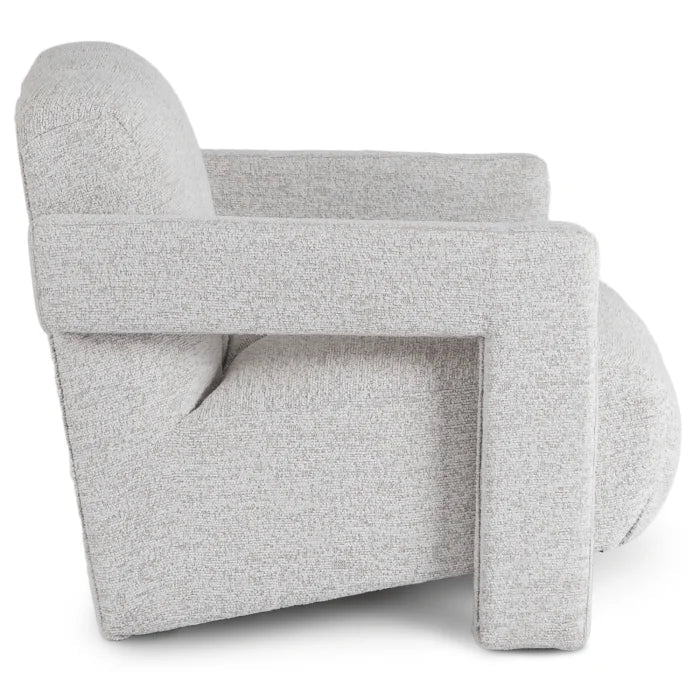 Elite BENDER Lounge Armchair for Living Room- Grey Modern