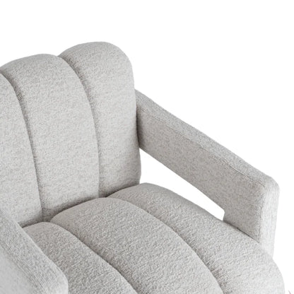 Elite BENDER Lounge Armchair for Living Room- Grey Modern