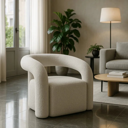 Elite BRAZIL Lounge Armchair for Living Room -Grey Modern