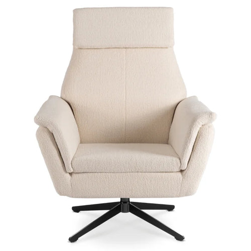 Elite TERRY Swivel Lounge Armchair Beige