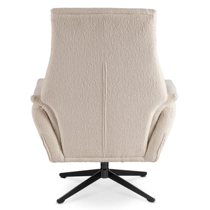 Elite TERRY Swivel Lounge Armchair Beige