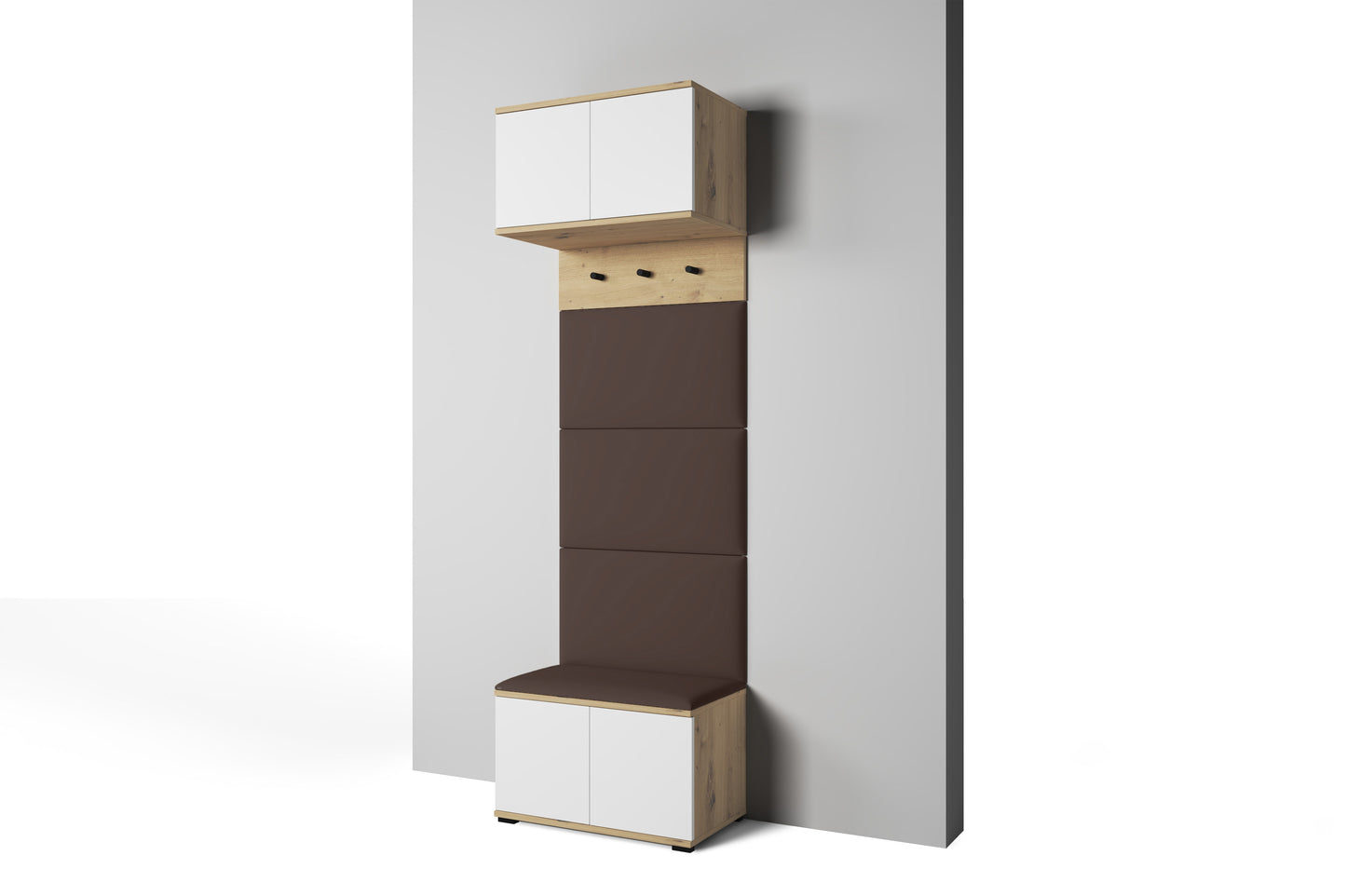 PK Sevilla 5 Hallway Wardrobe - Upholstered Panels in Various Colours