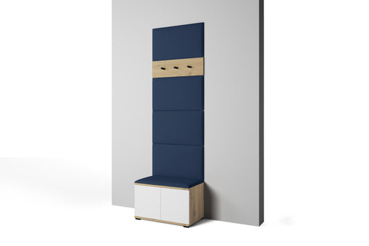 PK Sevilla 6 Hallway Wardrobe - Upholstered Panels in Various Colours