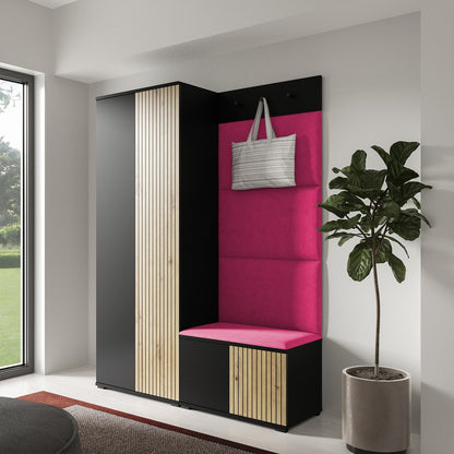 PK Ross 1 Hallway Set –  Upholstered Panels in Various Colours