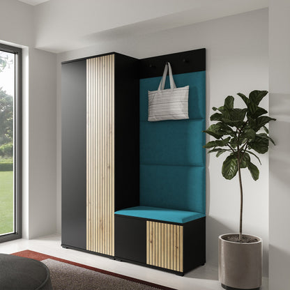 PK Ross 1 Hallway Set –  Upholstered Panels in Various Colours