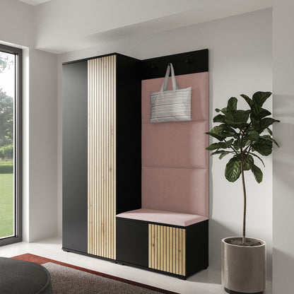 PK Ross 1 Hallway Set –  Upholstered Panels in Various Colours