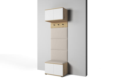 PK Sevilla 5 Hallway Wardrobe - Upholstered Panels in Various Colours