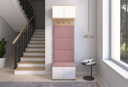 PK Sevilla 5 Hallway Wardrobe - Upholstered Panels in Various Colours