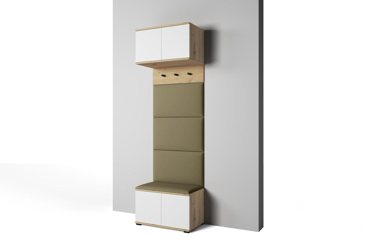PK Sevilla 5 Hallway Wardrobe - Upholstered Panels in Various Colours