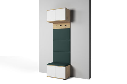 PK Sevilla 5 Hallway Wardrobe - Upholstered Panels in Various Colours