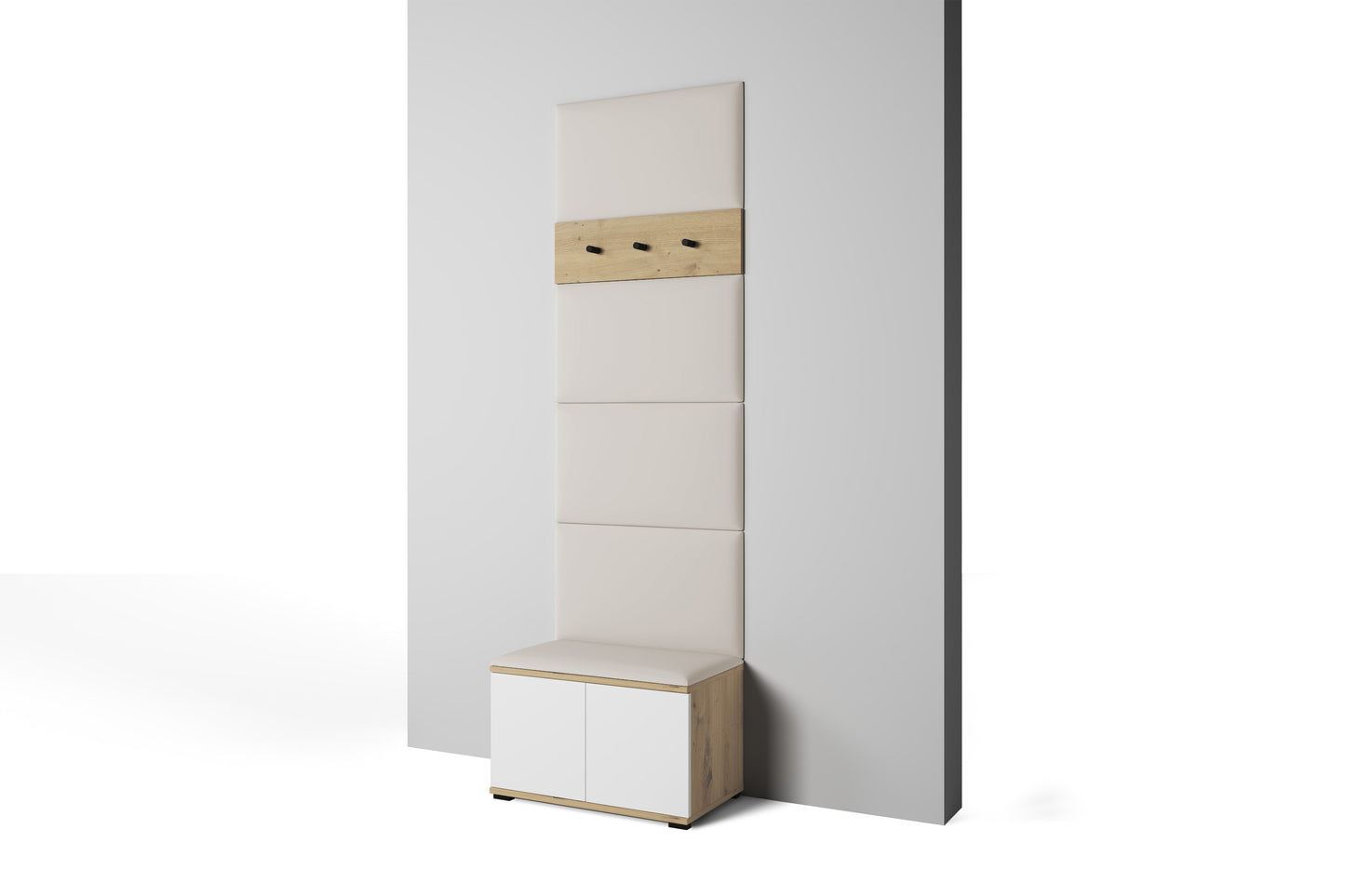 PK Sevilla 6 Hallway Wardrobe - Upholstered Panels in Various Colours