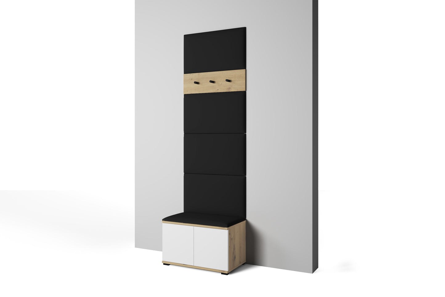 PK Sevilla 6 Hallway Wardrobe - Upholstered Panels in Various Colours