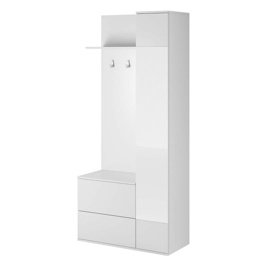 GREEN White Hallway Wardrobe