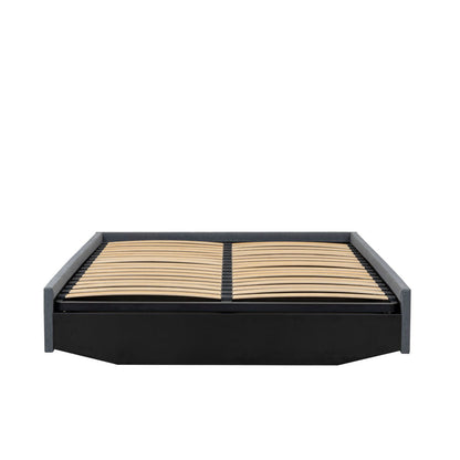 SLEEP VARIA Freestanding Upholstered Bed Frame with Storage – Various Colours