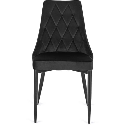 Elite CORK Black Velvet Chair – A Statement of Elegance & Comfort