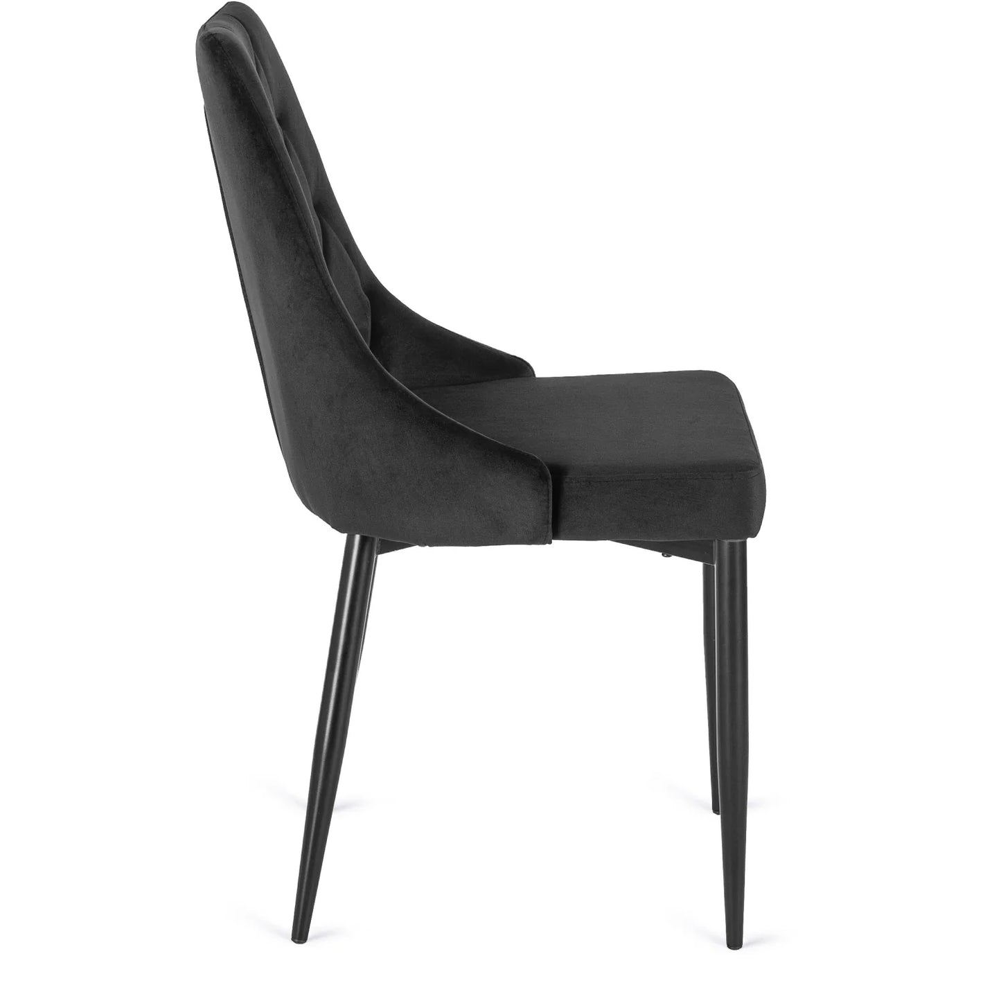 Elite CORK Black Velvet Chair – A Statement of Elegance & Comfort