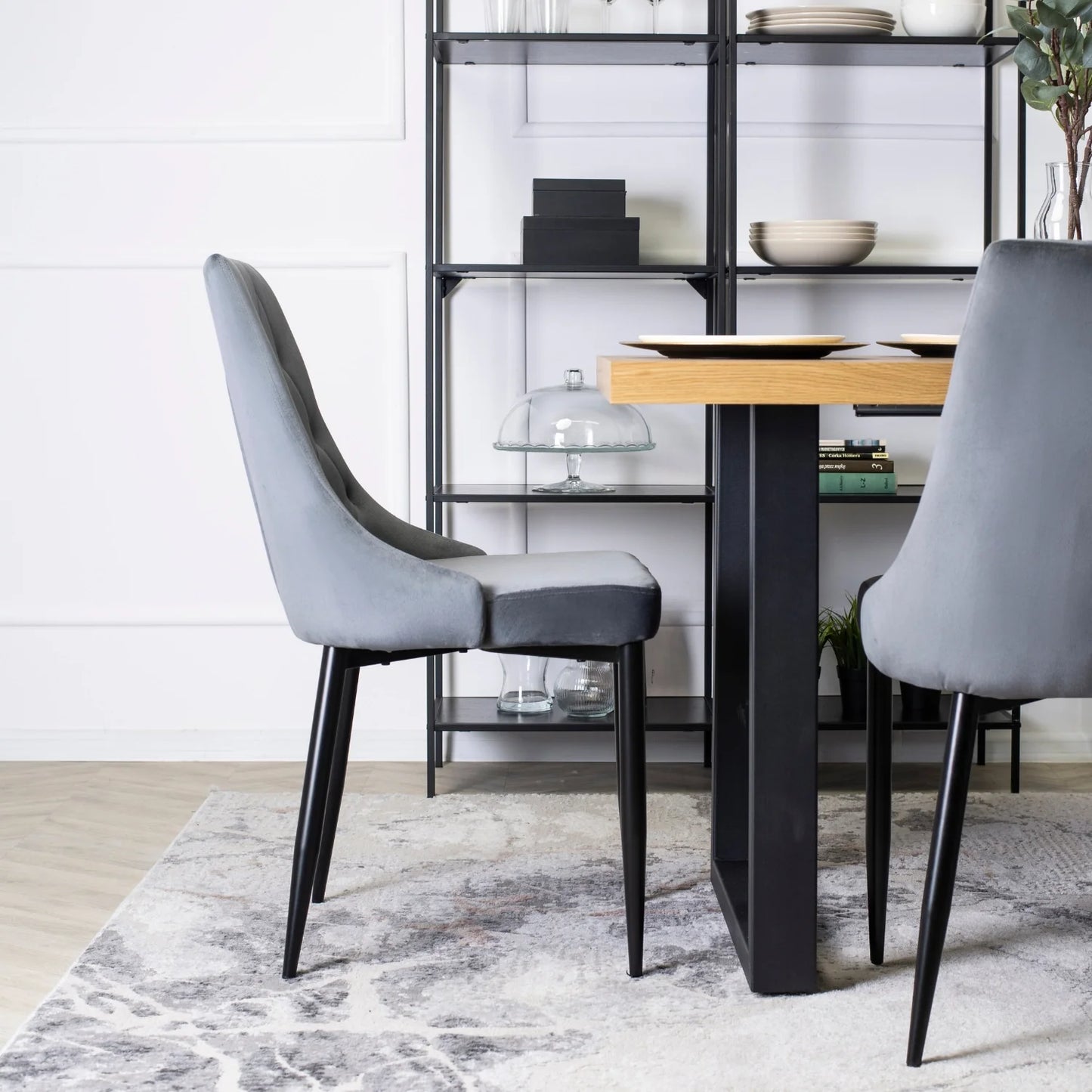 Elite CORK 2 Gray Upholstered Chair – Modern Comfort & Timeless Style