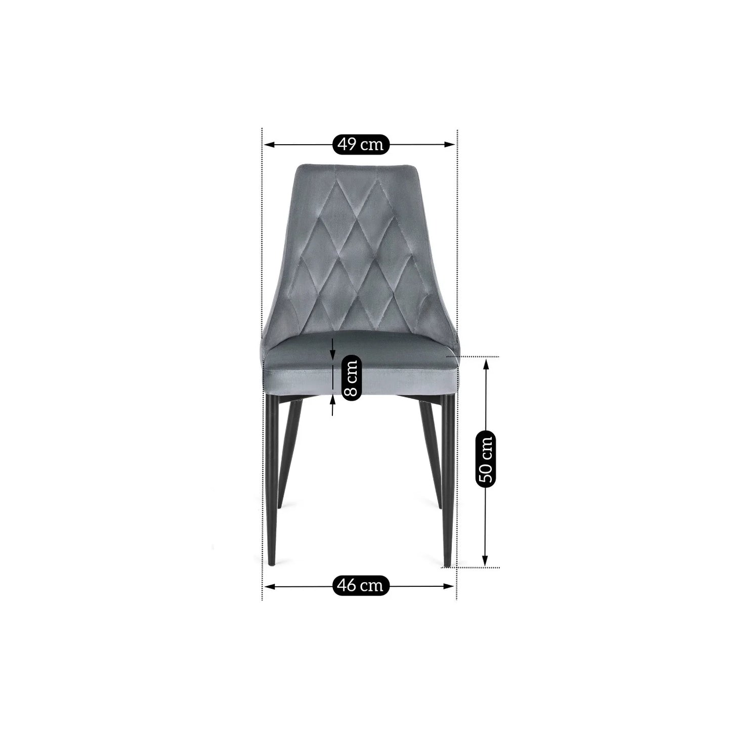 Elite CORK Gray Velvet Chair – Elegance & Comfort in One Design