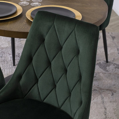 Elite CORK Green Velvet Chair – A Touch of Luxury & Comfort