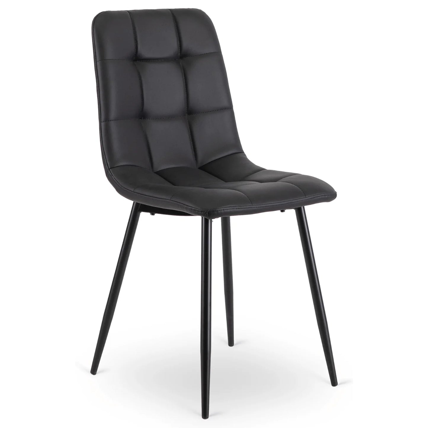 Elite DALVIN Black Eco-Leather Chair – A Modern Classic in Comfort & Style