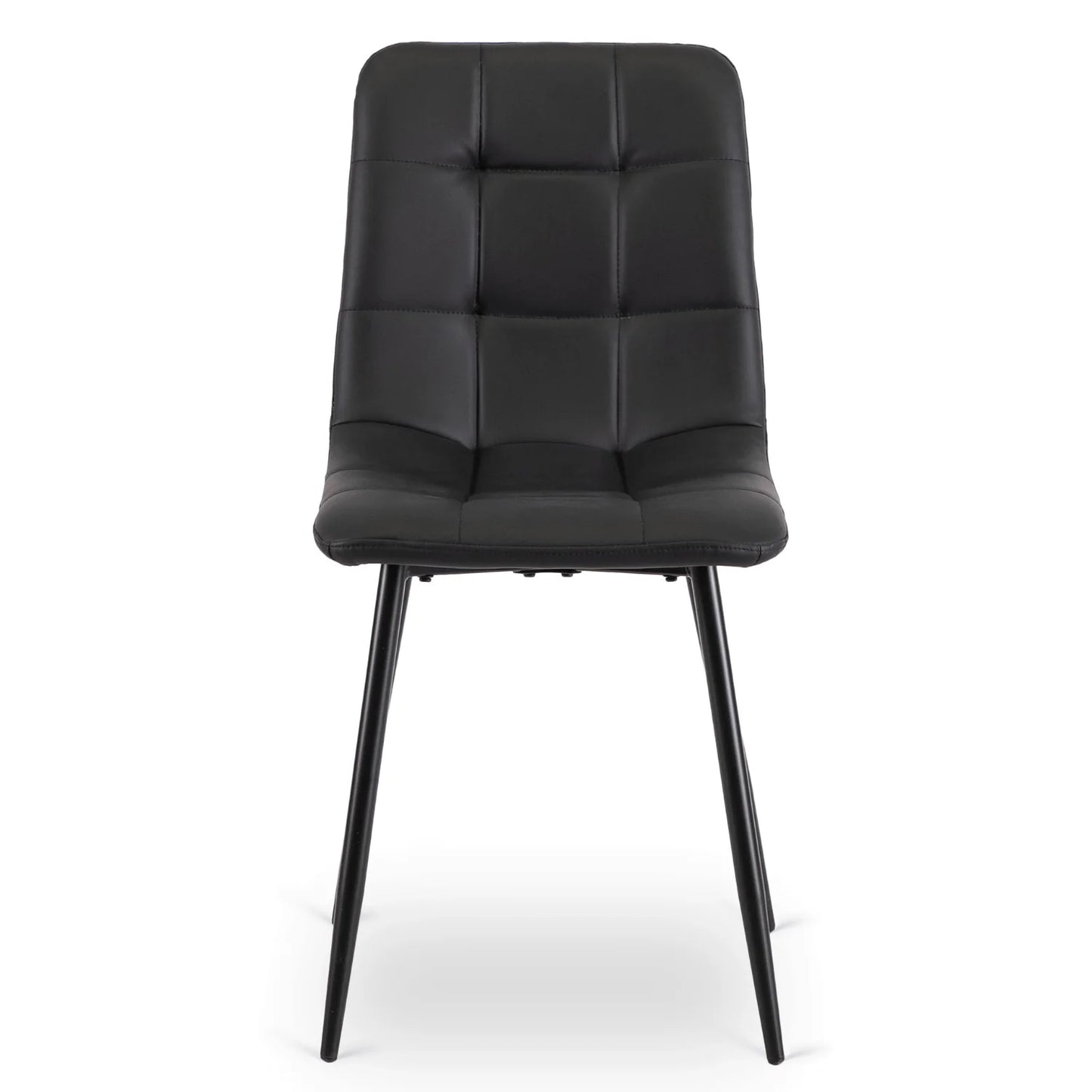 Elite DALVIN Black Eco-Leather Chair – A Modern Classic in Comfort & Style