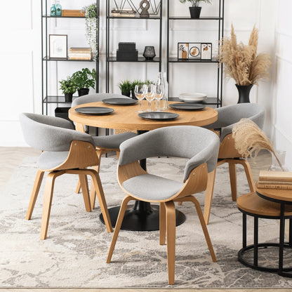 Elite GARY 2 Grey/Golden Oak Chair – A Perfect Blend of Style & Comfort