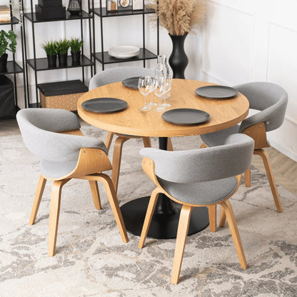 Elite GARY 2 Grey/Golden Oak Chair – A Perfect Blend of Style & Comfort